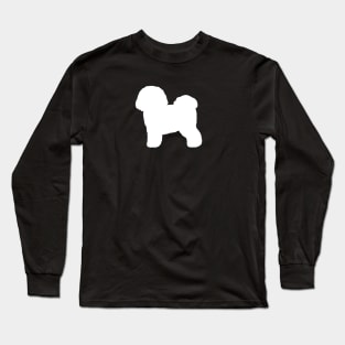 Bichon Frise Silhouette Long Sleeve T-Shirt